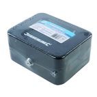 Silverline Metal Cash &amp; Valuables Box Keyed - 165 x 128 x 80mm additional 5