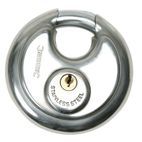 Silverline Stainless Steel Disc Padlock - 70mm additional 2