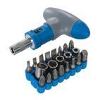 Silverline T-Handle Ratchet Screwdriver Set 22pce additional 6