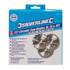 Silverline TCT Circular Saw Blades 16, 24, 30T 3pk additional 8