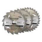 Silverline TCT Circular Saw Blades 16, 24, 30T 3pk additional 3