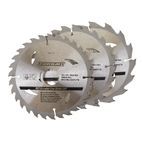 Silverline TCT Circular Saw Blades 16, 24, 30T 3pk additional 4