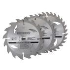 Silverline TCT Circular Saw Blades 16, 24, 30T 3pk additional 1