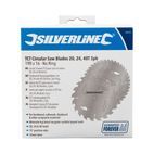 Silverline TCT Circular Saw Blades 20, 24, 40T 3pk additional 9