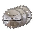 Silverline TCT Circular Saw Blades 20, 24, 40T 3pk additional 3