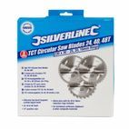 Silverline TCT Circular Saw Blades 24, 40, 48T 3pk additional 9
