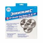 Silverline TCT Circular Saw Blades 24, 40, 48T 3pk additional 10