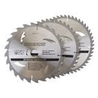 Silverline TCT Circular Saw Blades 24, 40, 48T 3pk additional 4