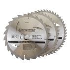 Silverline TCT Circular Saw Blades 24, 40, 48T 3pk additional 5