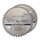 Silverline TCT Circular Saw Blades 40, 60T 2pk additional 2