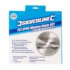Silverline TCT UPVC Window Blade 80T - 250 x 30 - 25, 20, 16mm Rings additional 2