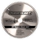 Silverline TCT Veneer Blade 100T - 300 x 30 - 25, 20, 16mm Rings additional 1