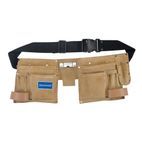Silverline Double Pouch Tool Belt 11 Pocket - 300 x 200mm additional 1