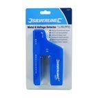 Silverline Metal &amp; Voltage Detector - 1 x 9V (PP3) additional 6