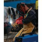 Draper 02513 Auto-Darkening Welding Helmet, Red Flames additional 2