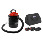 Sealey CP20VAVKIT Handheld Ash Vacuum Cleaner 20V SV20 Series 15L Kit - 2 Batteries additional 1