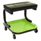 Sealey SCR9HV Mechanic's Utility Seat Deluxe - Hi-Vis Green additional 1