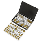 Sealey AK3086HIM Tap &amp; Die Set Hexagonal Metric &amp; Imperial 86pc additional 2