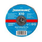Silverline Metal Cutting Discs Flat 10pk additional 4
