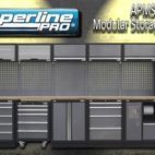 Sealey APMSSTACK17SS Superline Pro 4.9m Storage System - Stainless Worktop additional 2