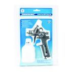 Silverline Gravity Feed HVLP Spray Gun - 100ml additional 2