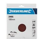 Silverline Hook &amp; Loop Discs 10pk additional 8