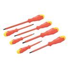 Silverline Insulated Soft-Grip Screwdriver Set 7pce - 7pce additional 1