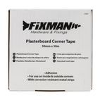 Fixman Plasterboard Corner Tape - 50mm x 30m additional 2