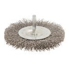 Silverline Rotary Stainless Steel Wire Wheel Brush - 100mm additional 1