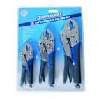 Silverline Self Locking Soft-Grip Pliers Set 3pce - 3pce additional 3