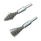 Silverline Steel De-Carb Brush Set 2pk - 6mm Shank additional 1