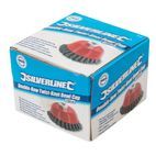 Silverline Steel Double-Row Twist-Knot Bowl Cup - 100mm additional 4