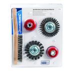 Silverline Wire Brush, Cup &amp; Twist-Knot Wheel Set 5pce - 5pce additional 2