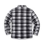 Scruffs Worker Padded Checked Shirt Black/White additional 2