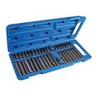 Silverline Hex, T20 - T55 &amp; Spline Bit Set 40pce - 40pce additional 5