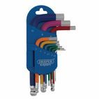 Draper 04912 S Colour Ball Hex Key Set 9 Pieces additional 1