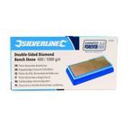Silverline Double-Sided Diamond Bench Stone - 400 / 1000 Grit additional 7