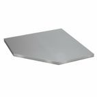 Draper 33203 BUNKER® Modular Stainless Steel Worktop for Corner Cabinet, 865mm additional 1