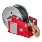 Sealey GWW1200B Geared Hand Winch with Brake &amp; Webbing 540kg Capacity additional 2