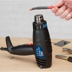 Sealey HS105 Hot Air Gun 1600W 2-Speed 375°C/500°C additional 5