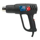 Sealey HS107K Variable Temperature Hot Air Gun Kit 2000W 50-450°C/90-600°C additional 6