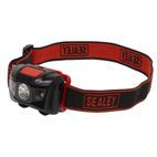 Sealey HT03LED Head Torch 3W + 2 LED 3 x AAA Cell additional 2