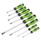 Sealey HV001 Screwdriver Set 8pc Hi-Vis Green additional 1