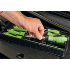 Sealey HV002 Screwdriver Set 8pc Hammer-Thru Hi-Vis Green additional 2