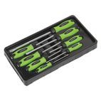 Sealey HV002 Screwdriver Set 8pc Hammer-Thru Hi-Vis Green additional 5