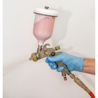 Sealey HVLP01 HVLP Gravity Feed Spray Gun 1.4mm Set-Up additional 3