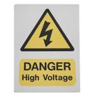 Sealey HVSA4 High Voltage Warning Sign 200 x 300mm additional 3