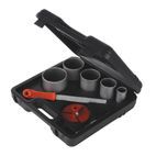 Silverline Tungsten Grit Holesaw Kit 8pce 33 - 83mm Dia additional 1