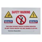 Sealey HYBRIDSIGN Hybrid/Electric Vehicle Warning Sign additional 3