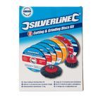 Silverline Cutting &amp; Grinding Discs Kit 12pce 12pce 115mm additional 2